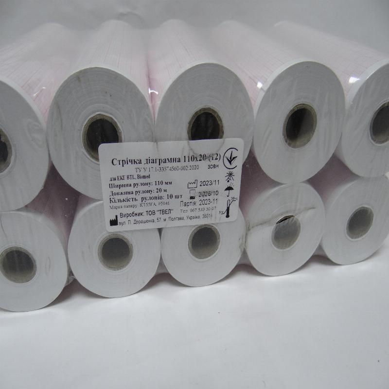 Стрічка діаграмна 110х20 (12) зовн.